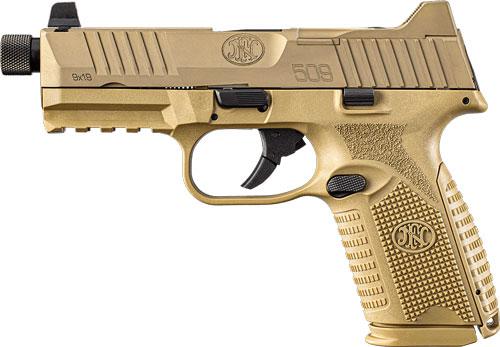 FN 509 TACTICAL 9MM BUNDLE 5-10RD NS FDE/FDE