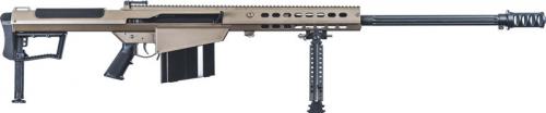 BARRETT M107A1 RIFLE .50BMG 29" FLUTED 1:15" 10RD FDE