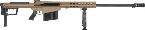 BARRETT M107A1 RIFLE .50BMG 29" FLUTED 1:15 10RD STEEL FDE