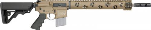 RRA LAR15 PREDATOR2 .223 WYLDE 6 POS STK 16 BBL ROCKOTE TAN