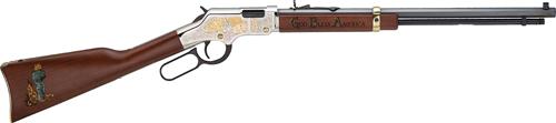 HENRY GOD BLESS AMERICA .22S/L/LR 20 OCTAGON ENGRAVED