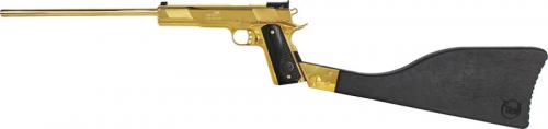 IVER JOHNSON EAGLE XL45 .45ACP CARBINE 16 BBL 24K GOLD