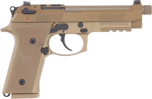 BERETTA M9A4 G 9MM 5.1 10 RND THREADED BBL TAN US OPTIC RDY