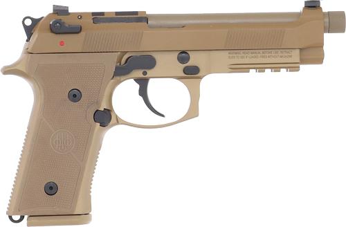 BERETTA M9A4 G 9MM 5.1 18 RND THREADED BBL TAN US OPTIC RDY