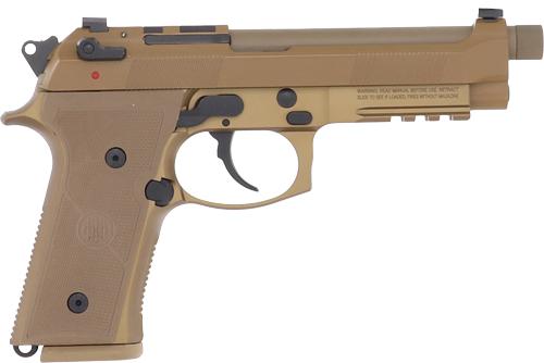 BERETTA M9A4 G 9MM 5.1 15 RND THREADED BBL TAN US OPTIC RDY