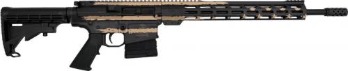 GLFA AR10 RIFLE .308 WIN. 18 NITRIDE BBL DESERT FLAG 10-RDS