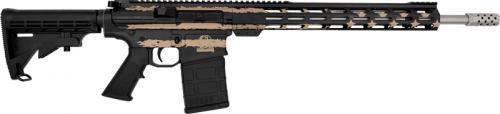 GLFA AR10 RIFLE .308 WIN. 18 S/S BBL DESERT FLAG 10-RDS