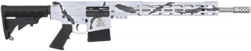 GLFA AR10 RIFLE .308 WIN. 18 S/S BBL 10RD PURSUIT SNOW CAMO