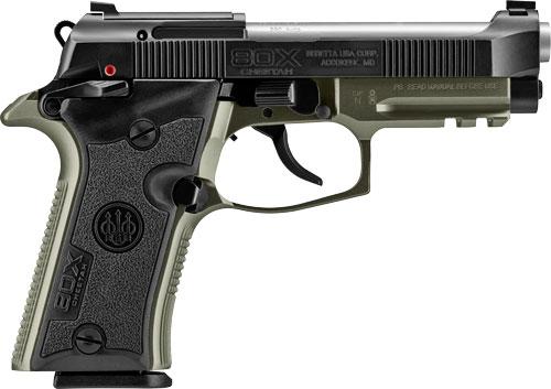 BERETTA 80X CHEETAH .380 ACP 13RND 3.9 OD GREEN/BLACK ITLY