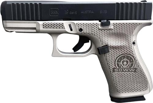 GLOCK 45 MOS SOWW 9MM 17-SHOT TITANIUM CERAKOTE FMAME TALO